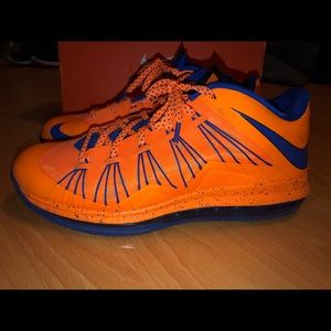 Nike Lebron 10 Low orange/blue size 10 men!!!